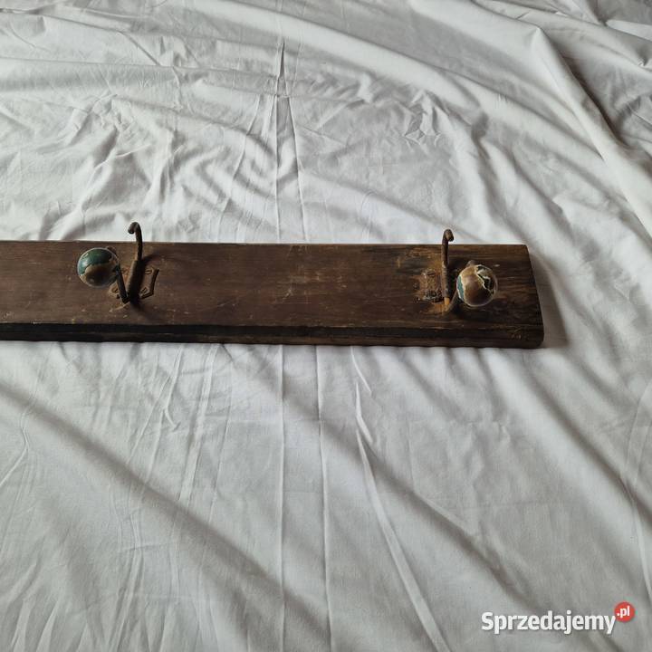 Wieszak przedwojenny vintage stary wieszak 110 Brzesko
