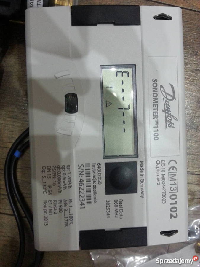 SONOMETER 1100 DANFOSS CIEPŁOMIERZ Kolbudy sprzedam