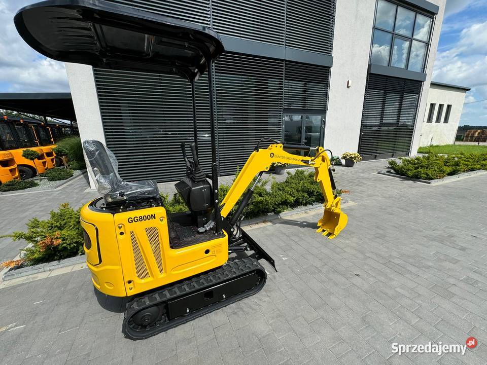 Mini koparka nowa GG800N Gunter Grossmann łódzkie Łódź