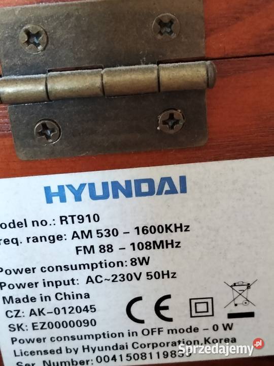 Gramofon Hyundai Warszawa sprzedam
