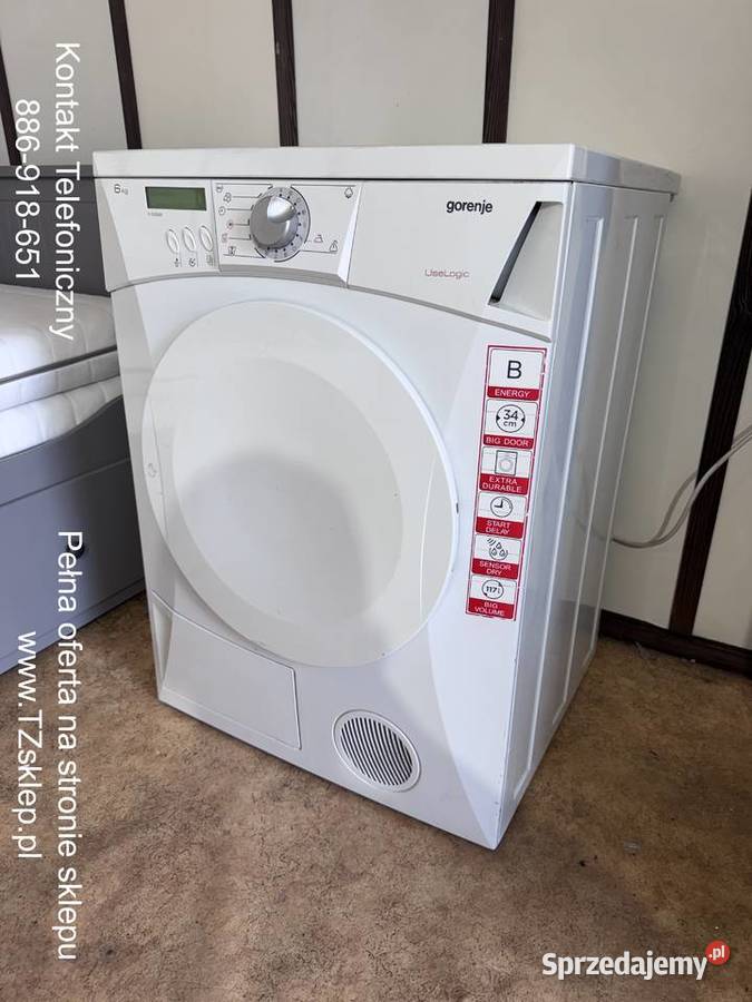 Suszarka do ubrań Gorenje Biała 6 Transport wolnostojące Rybnik