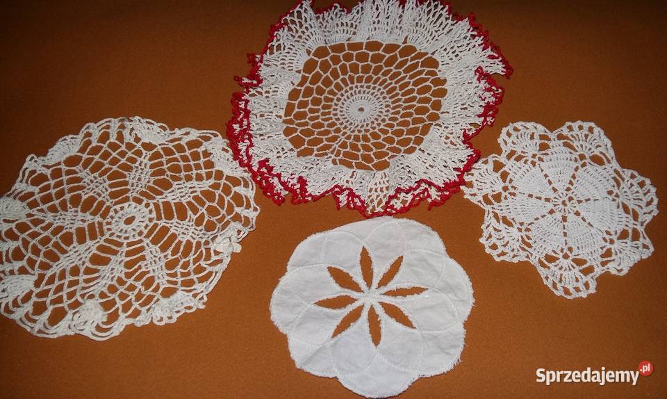Serwetka szydełkowa serweta serwetki RĘKODZIEŁO Łódź