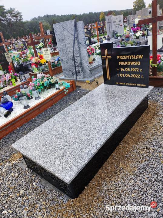 Granit strzegomski nagrobki pojedynczy 3000 Dom i Ogród dolnośląskie sprzedam