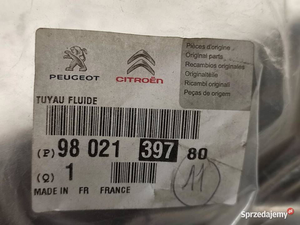 PRZEWÓD WĄŻ KLIMATYZACJI PEUGEOT 208 I 20122019