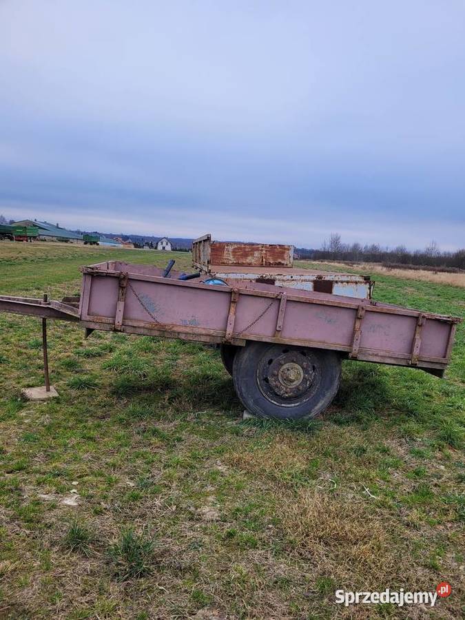 Przyczepa jednoosiowa bietka dwukółka