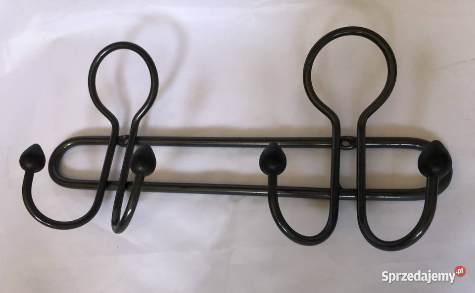 Wieszak uniwersalny 4 haczyki metaloplastyka 31cm Dom i Ogród Poznań