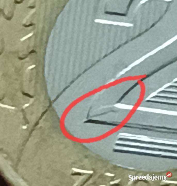 2 Złote 2024 r Destrukt około mennicze Numizmatyka Numizmatyka Konin