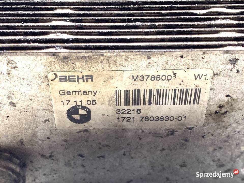 CHŁODNICA OLEJU SKRZYNI BMW E61 7803830 25 177