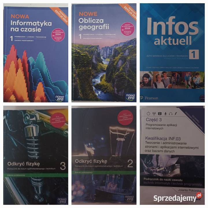 Podręczniki do technikum i liceum