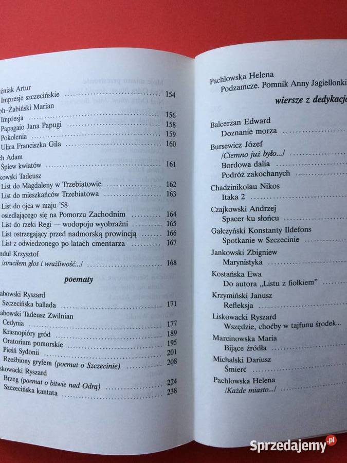 372 Wiersze I Poematy O Ziemi Szczecińskiej Szczecin