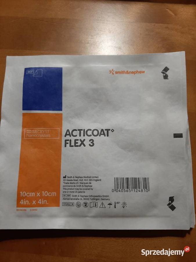 Acticoat opatrunek na rany 7 sztuk Mścice