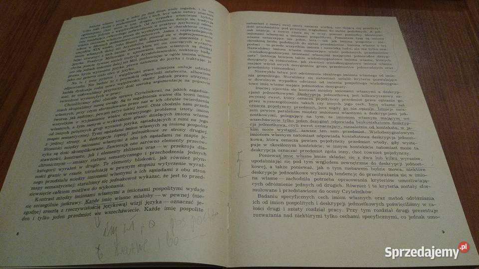 Zarys ogólnej teorii imion własnych Eugeniusz miękka