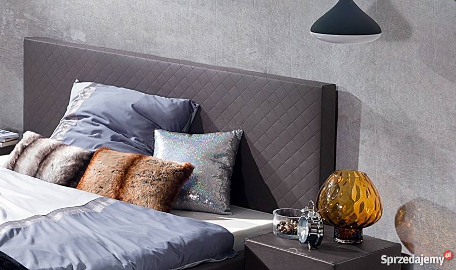 nowoczesne łóżko tapicerowane z materacem Rzeszów