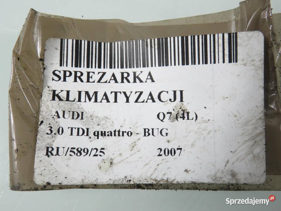 KOMPRESOR KLIMATYZACJI AUDI Q7 4L 30 TDI