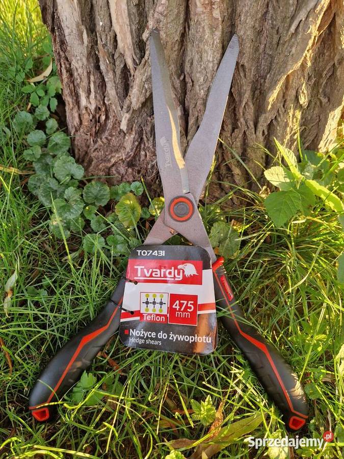 Nożyce do żywopłotu faliste 475mm PTFE Tvardy Głogowa