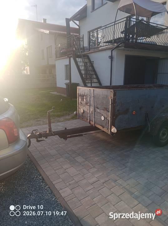 Przyczepka dwuosiowa