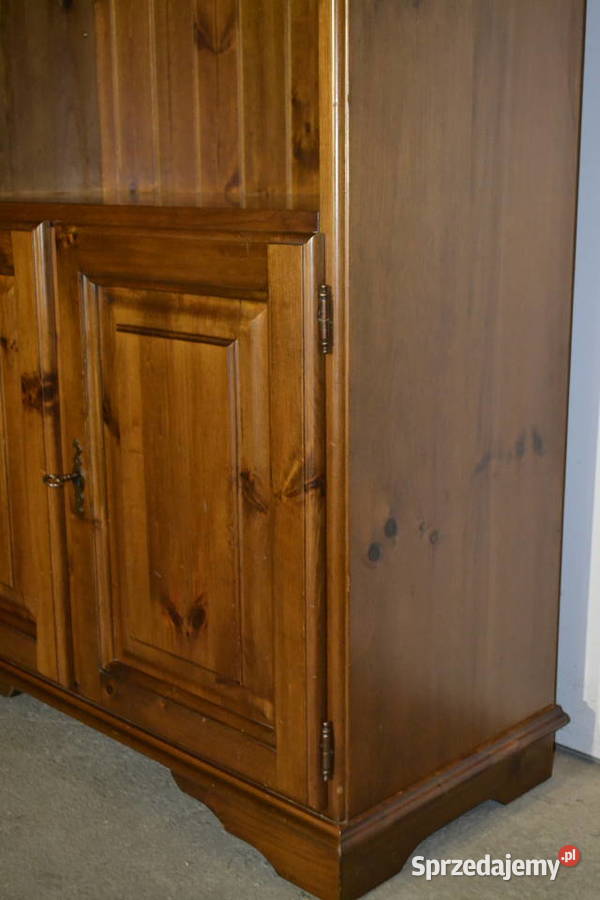 regał biblioteka sosnowa rustykalna Będzin