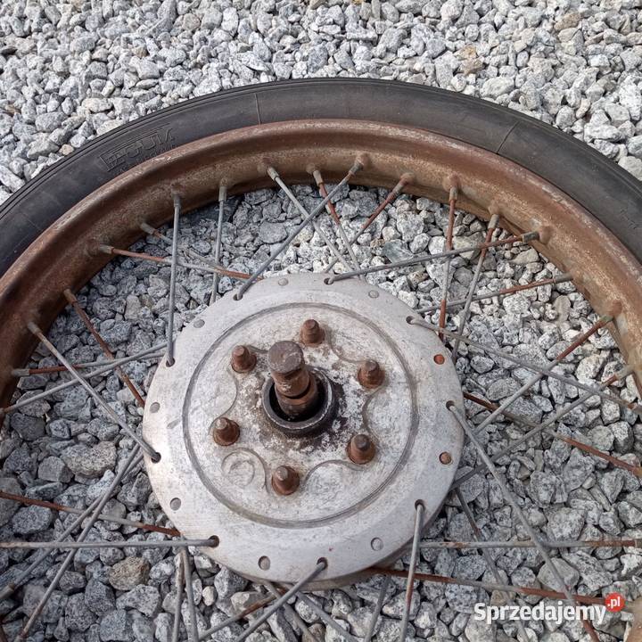 Koło tył SHL Gazela M17 PRL Części i akcesoria motocyklowe Oława