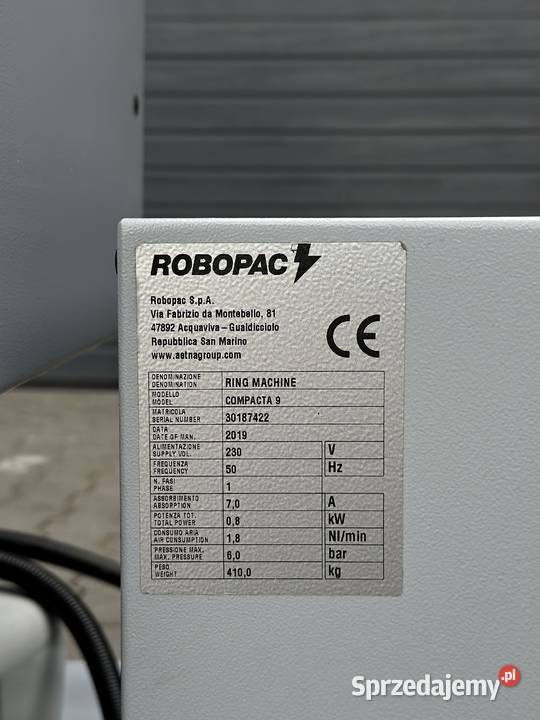 Owijarka pozioma ROBOPAC Compacta 9 2019 1424 Łabuńki Pierwsze