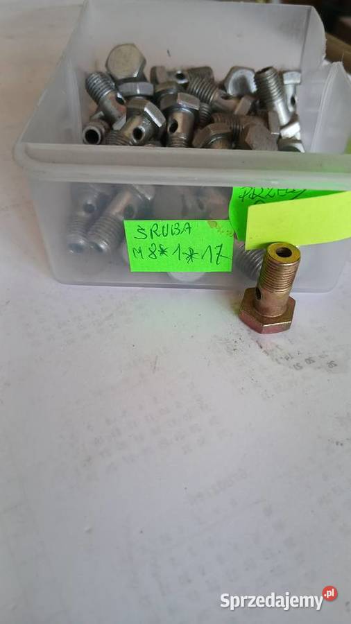Śruba przelewowa łącznika M8x1x17 Ursus C 330 Radomsko