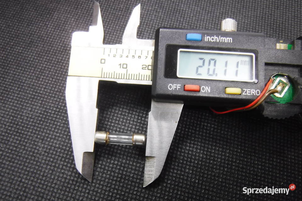 Bezpiecznik szklany 20 x 5 mm wkładka topikowa Otwock