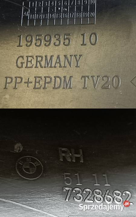 BMW 2 F45 F46 KRATKA ZDERZAKA PRAWY PRZÓD Pleszew
