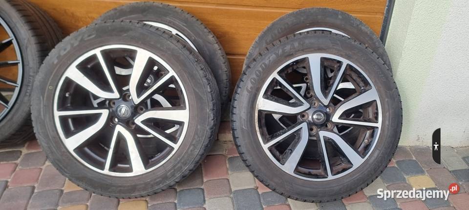 Alufelgi 19 cal 5x1143 opony letnie Trzebiatów sprzedam