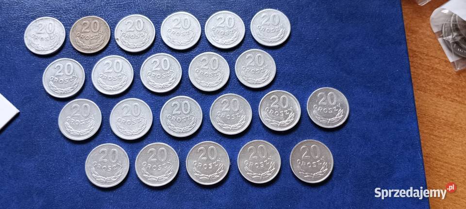 Stare monety 20 groszy Zestaw 22 monety PRL podkarpackie sprzedam
