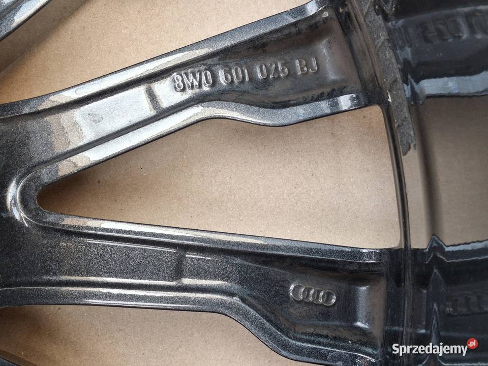 AUDI A5 8W FELGA ALUMINIOWA 19 5X112 8W0601025BJ Średnica 19" Bieleń