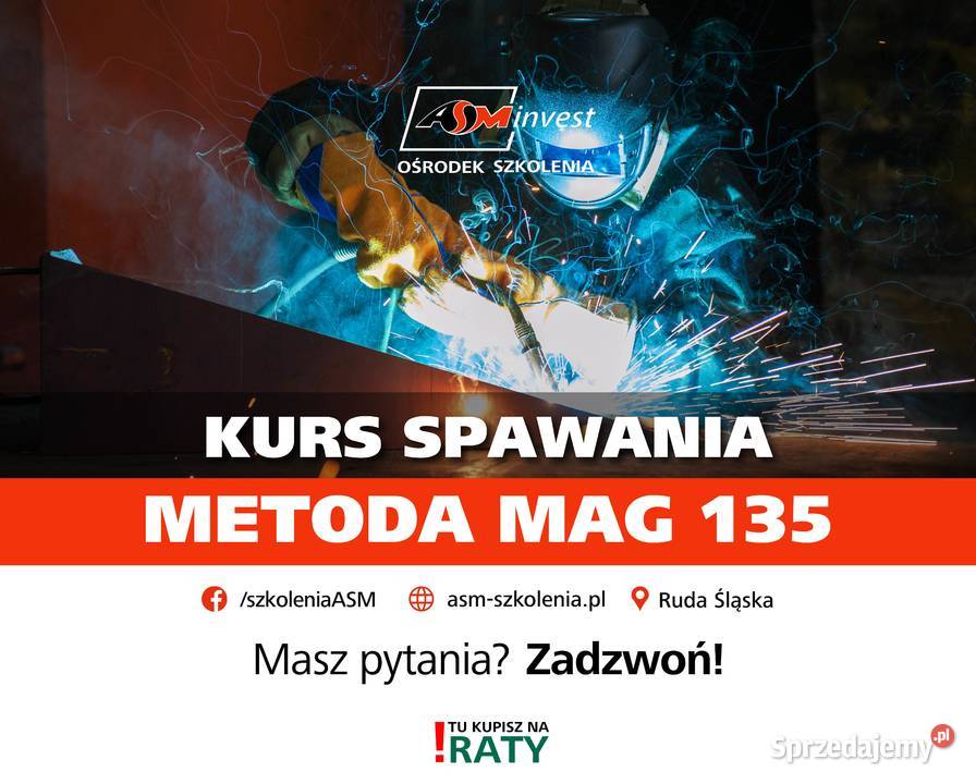 Kursy Szkolenia spawanie stal czarna nierdzewna Ruda Śląska