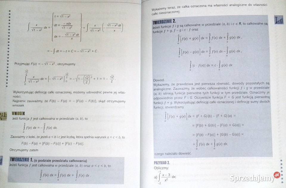 Analiza matematyczna licealistów Chełm