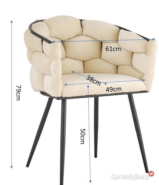 Czarne Krzesło Platinum wysyłka 24H dostawa 0 45cm wielkopolskie sprzedam