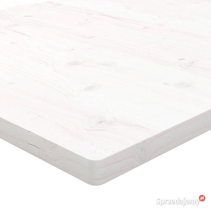 Blat biurka biały 100x60x25 lite drewno sosnowe mazowieckie Warszawa