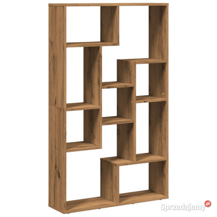 Regał na książki dąb artisian 72x20x120 WM858164 Regały mazowieckie Warszawa sprzedam