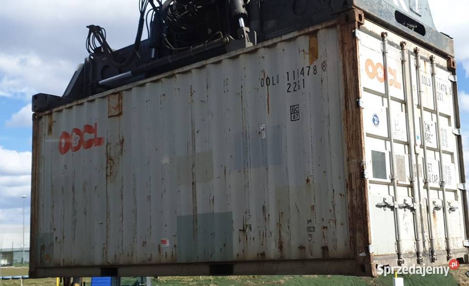 Kontener morski 20DV magazyn warsztat o dł 6m Gdańsk wyposażenie