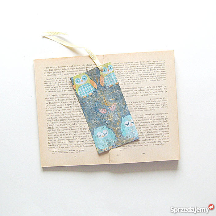 Sowy zakładka do książki sówki zakładka zakładka Katowice sprzedam