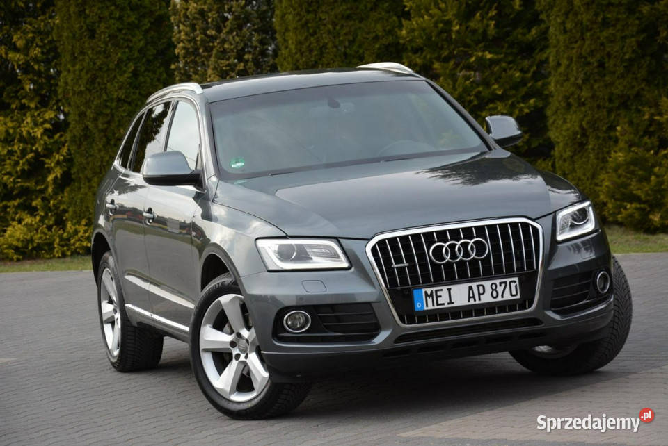Audi Q5 SLine Quattro Skóry Navi BiXenon Ledy komputer pokładowy Ostrów Mazowiecka