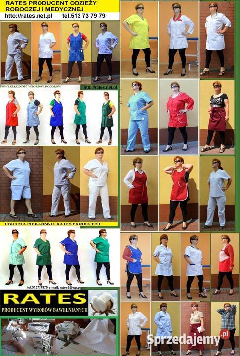 Fartuchy laboratoryjne 27 Rates Szczecin