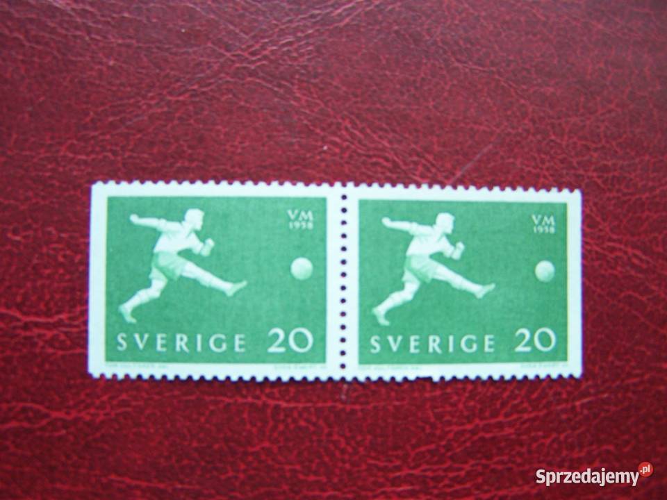Szwecja 1958 MNH Mi 439 Sport Piłka nożna śląskie Tychy sprzedam