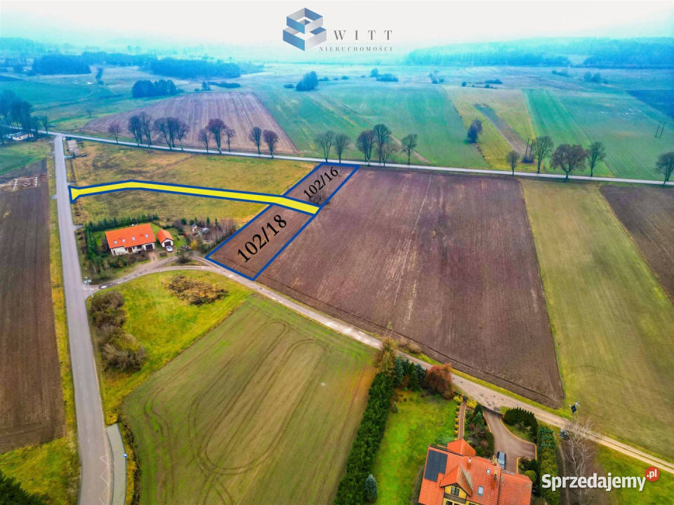 Grunt 950 metrów Filice 31.5m