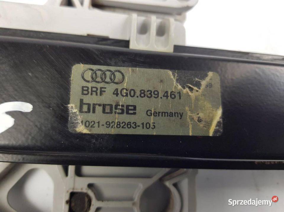 PODNOŚNIK SZYBY LT AUDI A6 C7 4G0839461 Lipno