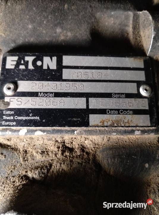 Skrzynia biegów volvo FL6 220 eaton Tomaszów Lubelski sprzedam