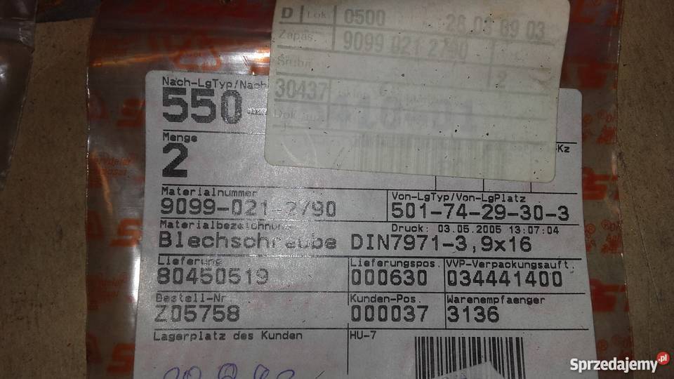 Śruby 2 Żywiec sprzedam