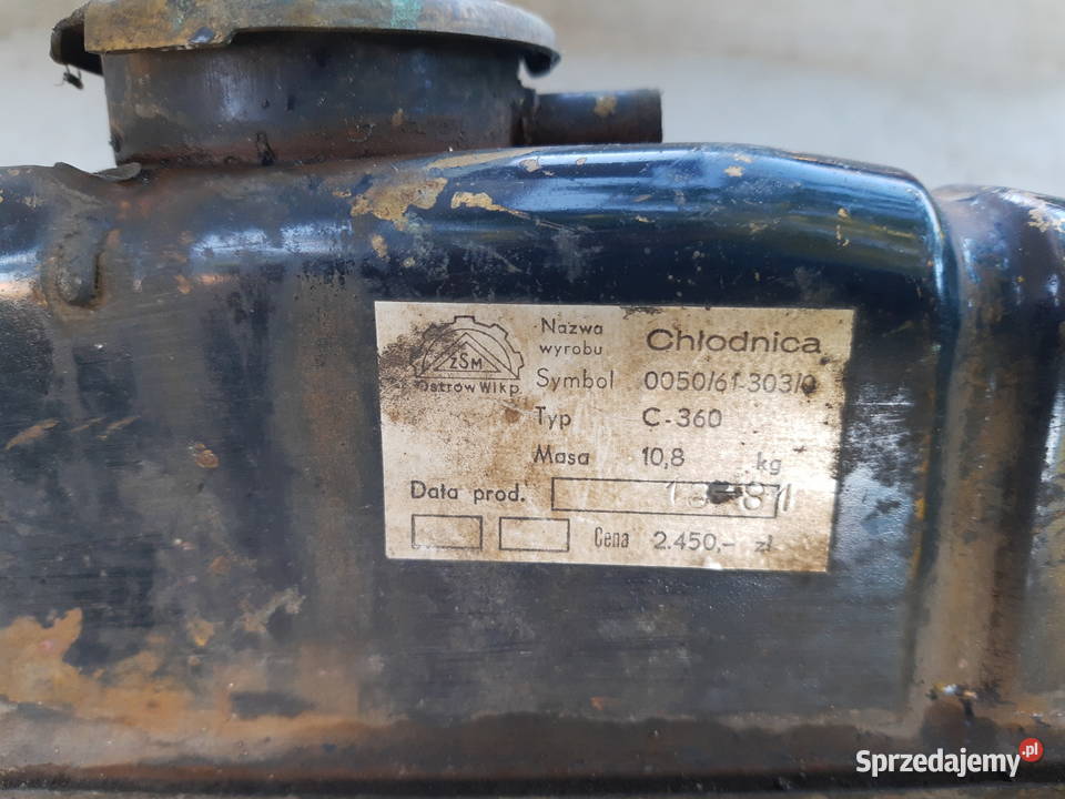 Chłodnica miedziana C360 Sikórz sprzedam