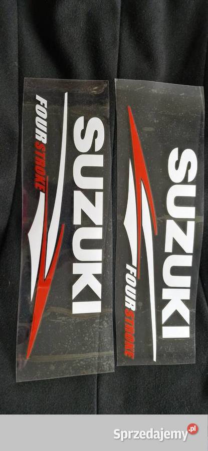 Napisy naklejki SUZUKI na silnik zaburtowy Gdańsk sprzedam
