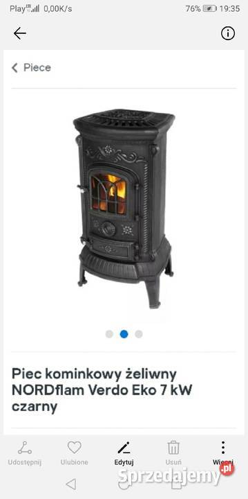 sprzedam piec żeliwny Szczecin