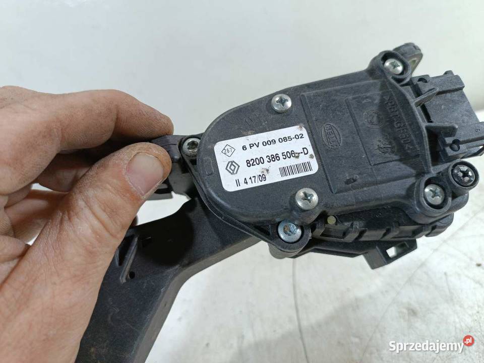 PEDAŁ GAZU POTENCJOMETR DACIA LOGAN 8200386506 osobowe Pedały wielkopolskie