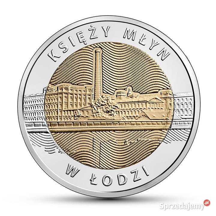 Moneta 5 Księży Młyn w Łodzi Kolekcje mazowieckie Warszawa