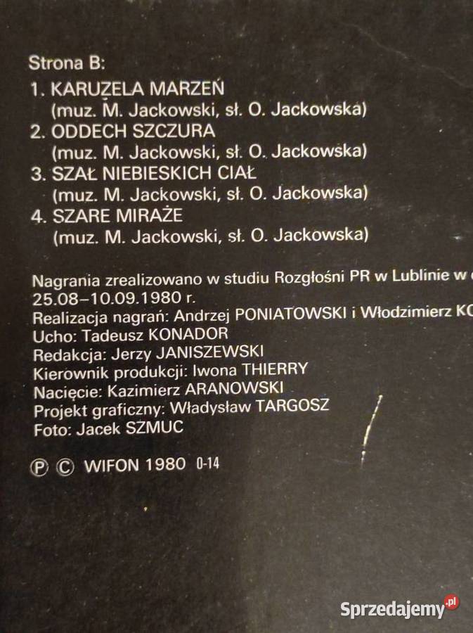 1980 Maanam Płyta gramofonowa winylowa analogowa Kielce