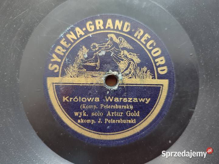 Płyta szelakowa Syrena Grand Record Gold Warszawa sprzedam